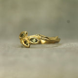 Dancing Sage Green Sapphire Ring