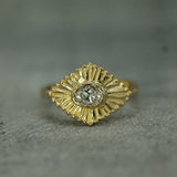 14k yellow gold diamond ring 