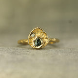 First Star Sapphire & Diamond Ring