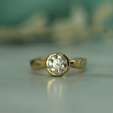 yellow gold diamond ring 