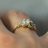 Diamond Mermaid Cluster Ring