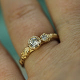 Swirling Tides Lab-grown Diamond Ring