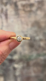 Coastal Droplet Lab-grown Diamond Ring