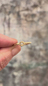 Little Sun Diamond Ring