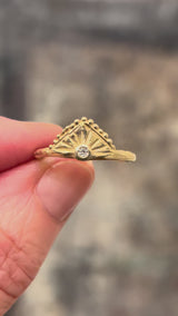 Celestial Peak Diamond Ring