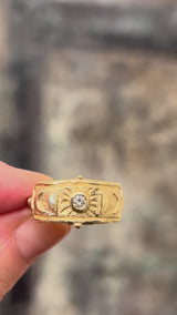 Moon Goddess Diamond Ring