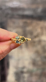 Isla Sapphire Cluster Ring