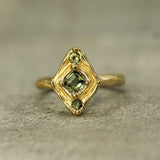Ancient Ocean Sapphire Ring