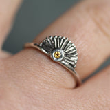 Little Sun Citrine Ring