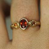 Eliane Orange Sapphire Ring