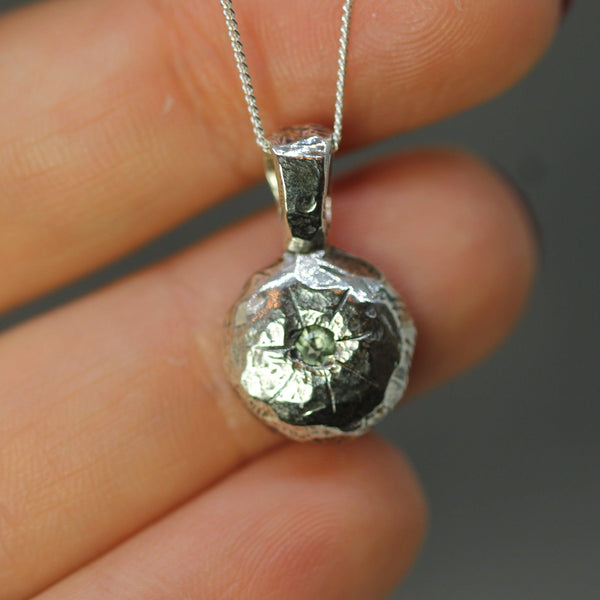 Wishing on stars sapphire pendant