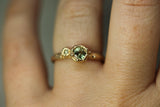 Swirling Tides Sapphire Ring