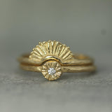 Little Sun Diamond Ring