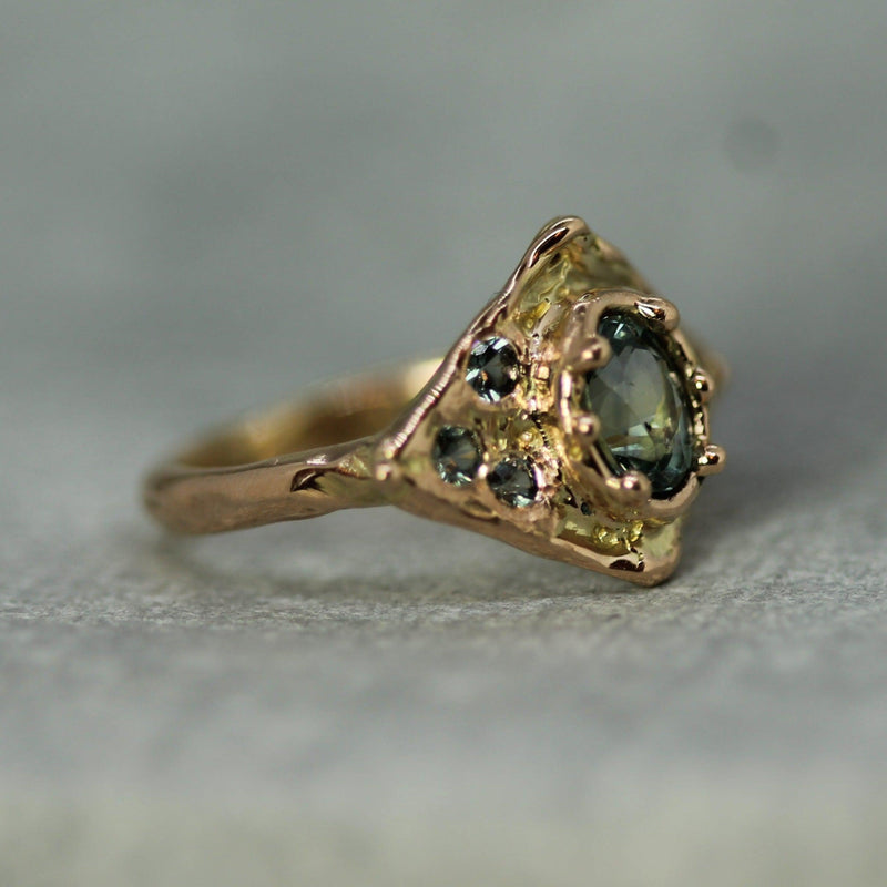 Ancient Spring Sapphire Ring