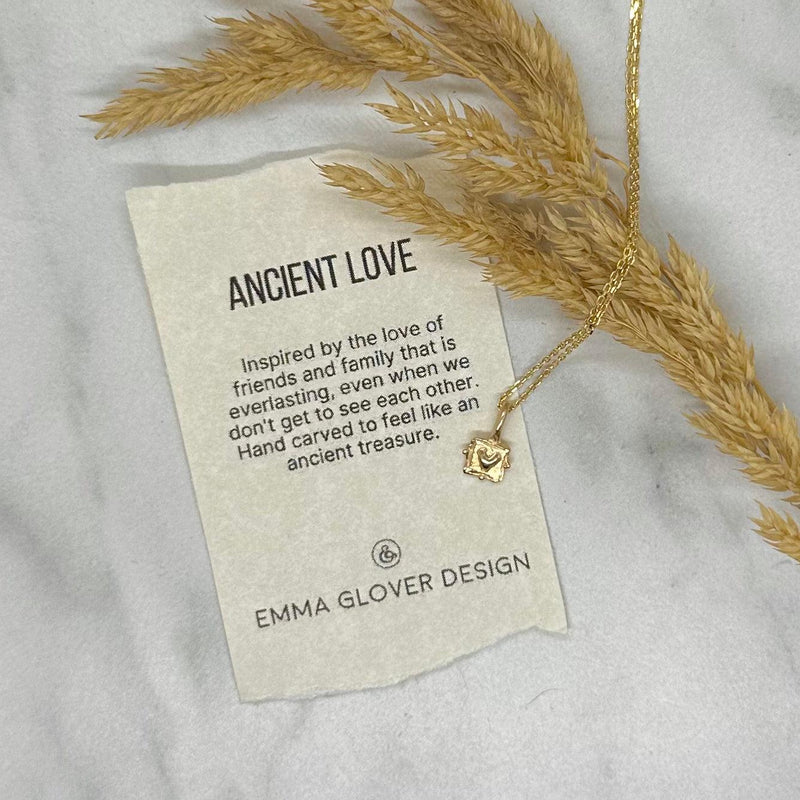 Ancient Love Gold Pendant