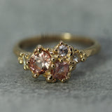 Shades of Sunset Sapphire Ring
