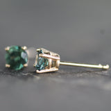 Teal Sapphire Chloe Studs